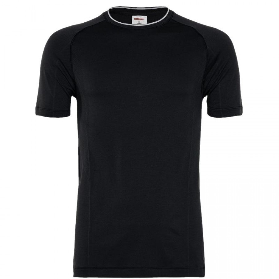 Camiseta Wilson Team Seamless Crew Negro  Oferta + Barato