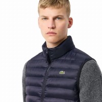 Colete Puffer Lacoste Azul Marinho
