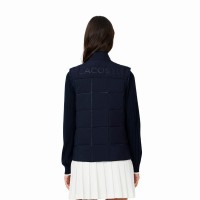 Chaleco Lacoste Regular Fit Azul Marino Mujer  Oferta + Barato