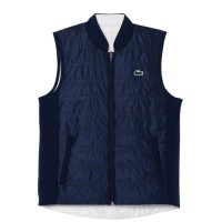Lacoste Slim Fit Navy Blue White Women''s Vest  Offer + Cheap