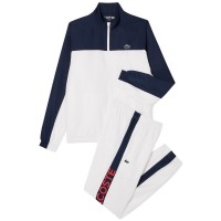Chandal Lacoste Sport Blanco Azul Marino  Offerta + Economico