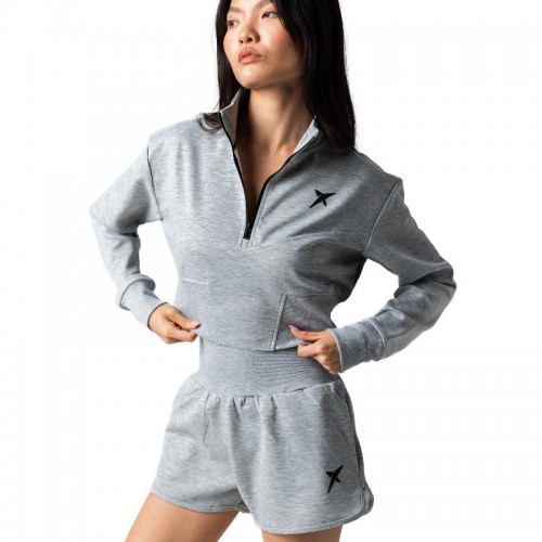 Chaqueta Drop Shot Flight Gris Mujer
