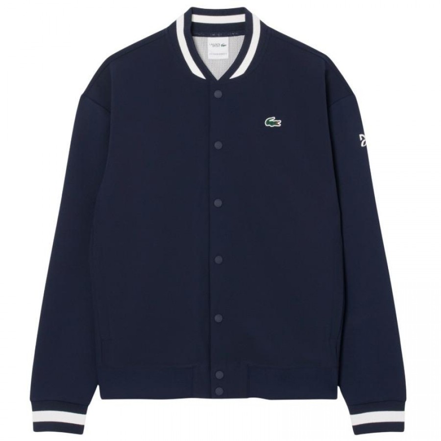 Giacca Lacoste Novak Djokovic Blu Navy  Offerta + Economico