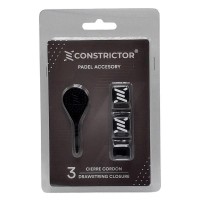 Cierre de Cordon Constrictor Negro 3 Unidades  Oferta + Barato