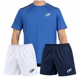 Conjunto Bullpadel Adventure Performance 26I Azul Marino Blanco x3