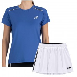 Conjunto Bullpadel Adventure W Court 26I Azul Blanco