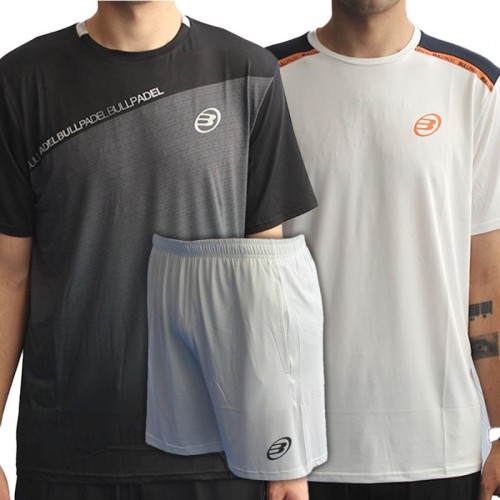 Conjunto Bullpadel Summit Adventure Blanco X3 Conjunto Bullpadel Summit Adventure Blanco X3