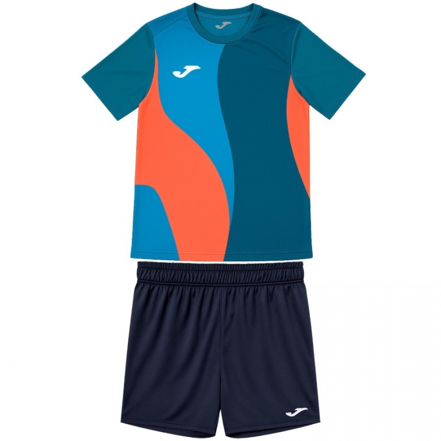 Conjunto Joma Camp Azul Marino Naranja Junior  Oferta + Barato