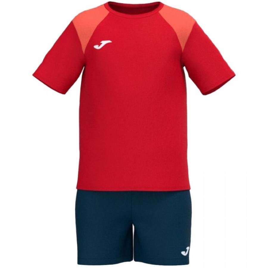 Conjunto Joma Camp Rojo Azul Marino Junior  Oferta + Barato
