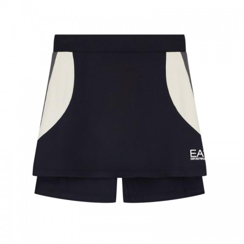 Falda Armani EA7 Ventus 7 Tennis Pro Negro