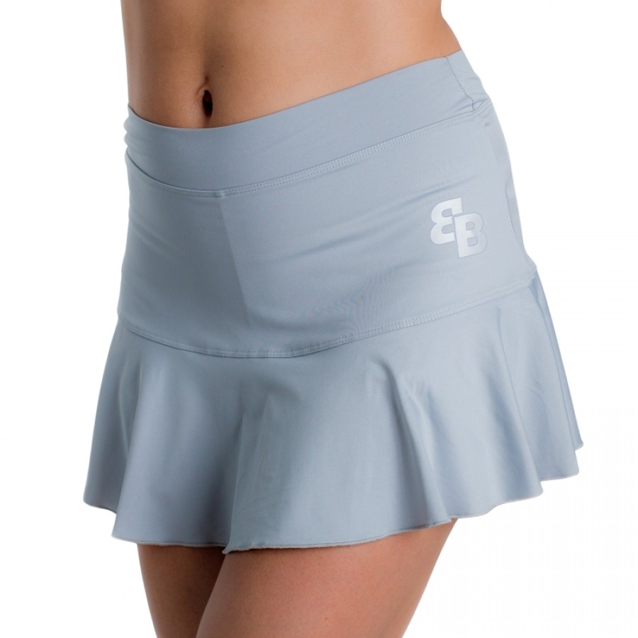 Falda BB Basica Gris Plata  Oferta + Barato