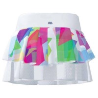 Falda Bidi Badu Kaleido Pleated Blanco Mix Junior  Oferta + Barato