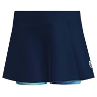 Falda Bidi Badu Spectrum Printed Wavy Azul Oscuro Aqua  Oferta + Barato
