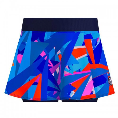 Falda Bidi Badu Spike Printed Wavy Azul Oscuro Falda Bidi Badu Spike Printed Wavy Azul Oscuro