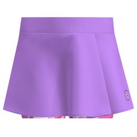 Falda Bidi Badu Spike Printed Wavy Lila Rosa  Oferta + Barato