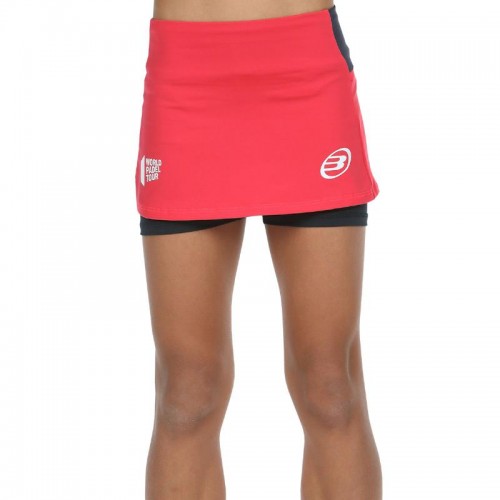 Falda Bullpadel WPT Resoba Carmesi Fluor Junior Falda Bullpadel WPT Resoba Carmesi Fluor Junior