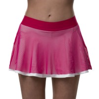 Falda Drop Shot Azalea Rosa Blanco  Offre - Pas cher
