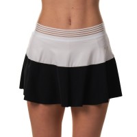Falda Drop Shot Luna Blanco Negro  Offre - Pas cher