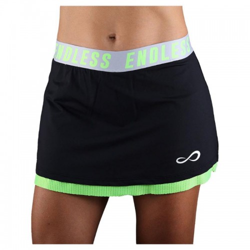 Falda Endless Iconic Negro Verde Falda Endless Iconic Negro Verde