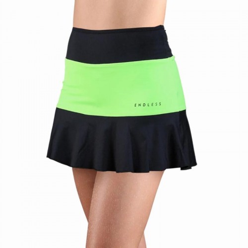 Falda Endless Lace Negro Verde Junior Falda Endless Lace Negro Verde Junior