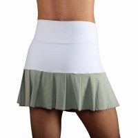 Falda Endless Ottey Blanco Verde Claro