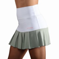 Falda Endless Ottey Blanco Verde Claro