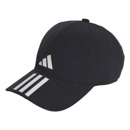 Adidas Aeroready Baseball 3 Band Cap Black White Adidas Aeroready Baseball 3 Band Cap Black White