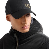Gorra Armani EA7 Negro Dorado