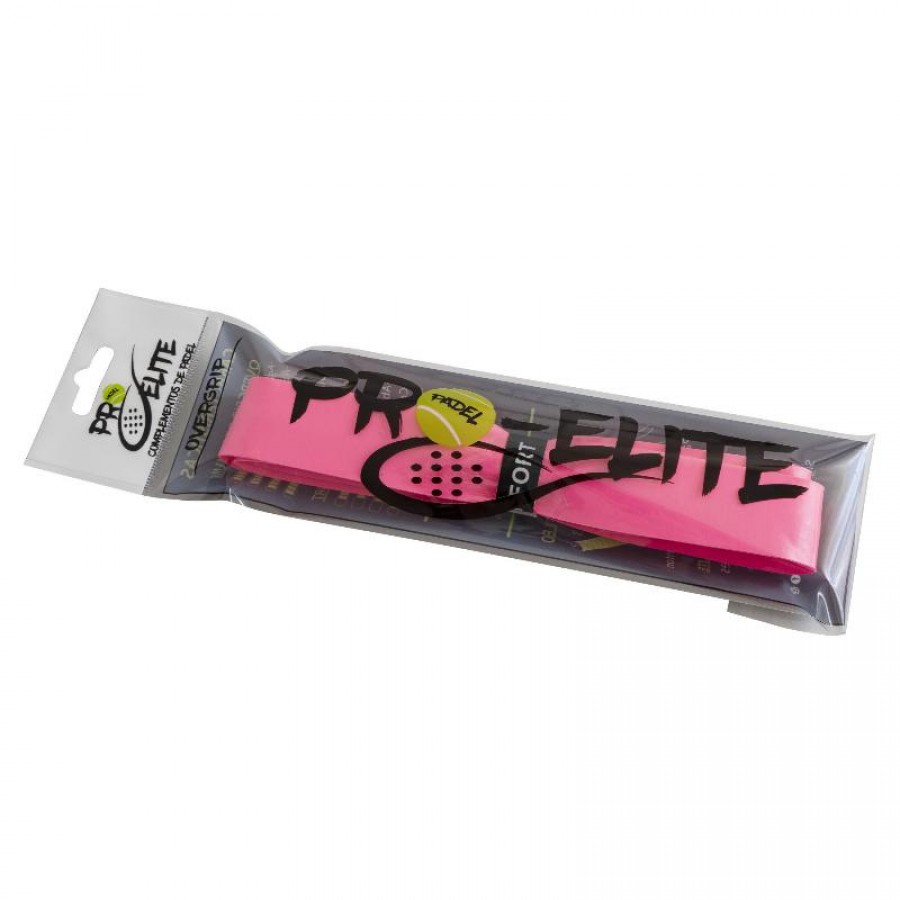 Grip Pro Elite Confort Eva Liso Rosa Fluor 1 Unidad  Oferta + Barato