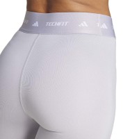 Mallas Adidas Techfit Gris Claro  Oferta + Barato