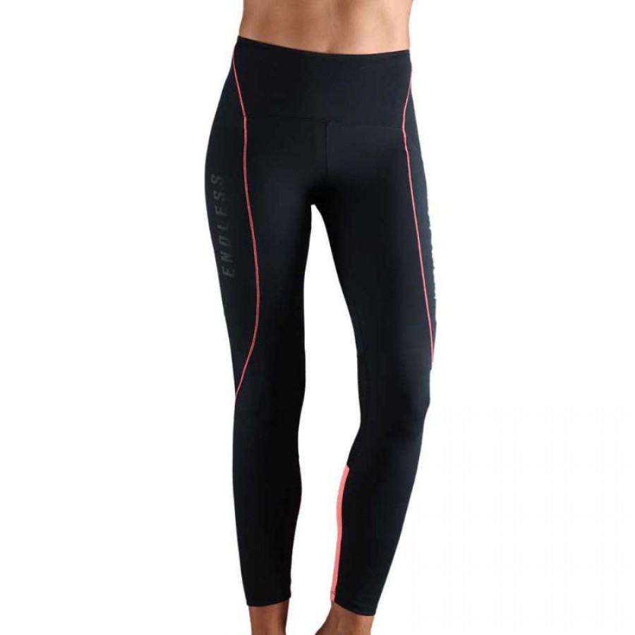 Mallas Endless Indy Negro Coral  Oferta + Barato