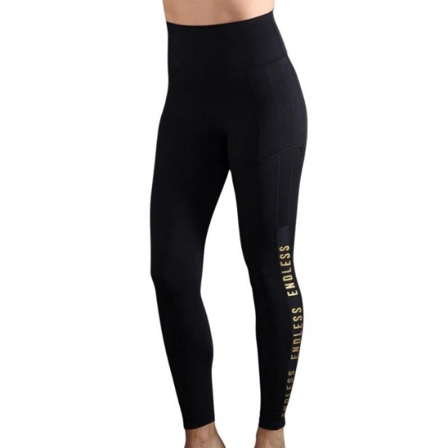 Mallas Endless Syncro Negro Oro  Oferta + Barato