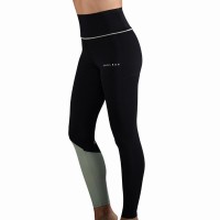 Mallas Endless Vanity Pocket Negro Verde Claro