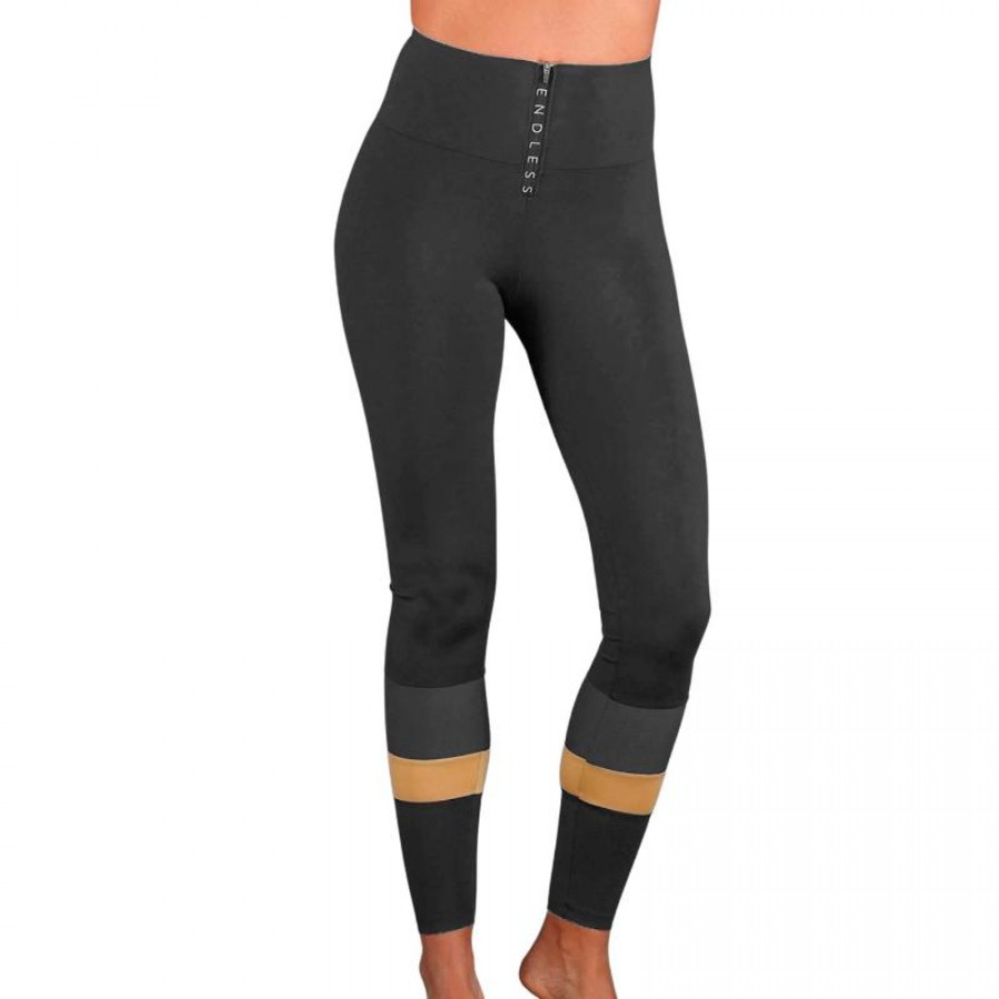 Mallas Endless Zip Negro  Offre - Pas cher