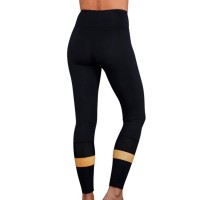 Mallas Endless Zip Negro Oro  Offre - Pas cher