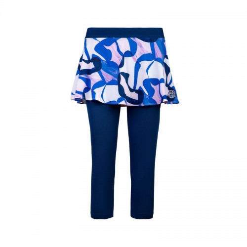 Mallas Falda Bidi Badu Faida Azul Oscuro Rosa Print Mallas Falda Bidi Badu Faida Azul Oscuro Rosa Print
