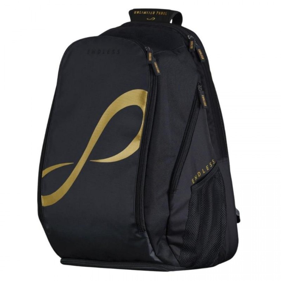 Mochila Endless Icon Negro Oro  Oferta + Barato