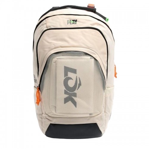 Mochila Lok Maxx Blanco Roto Naranja Mochila Lok Maxx Blanco Roto Naranja