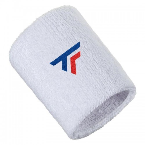 Tecnifibre XL White Wristband 1 Unit Tecnifibre XL White Wristband 1 Unit