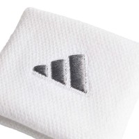 Muñequeras Adidas Blanco Plata 2 Unidades