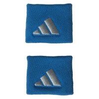 Adidas Short Blue Gray Wristbands 2 Units  PADELPOINT Adidas Short Blue Gray Wristbands 2 Units