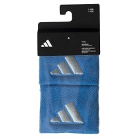Adidas Short Blue Gray Wristbands 2 Units  PADELPOINT Adidas Short Blue Gray Wristbands 2 Units
