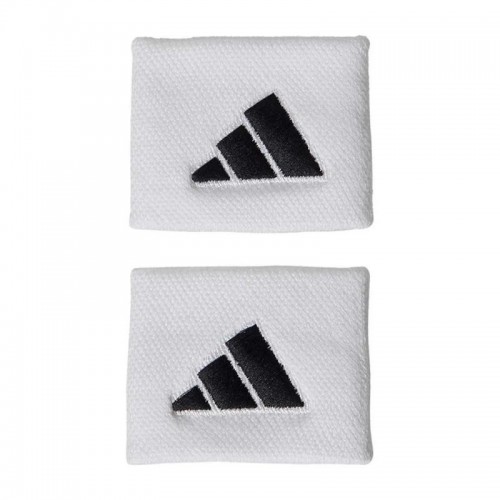 Adidas Short White Black Wristbands 2 Units Adidas Short White Black Wristbands 2 Units