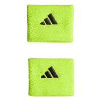Muñequeras Adidas Cortas Lucid Limon Negro 2 Unidades  Oferta + Barato