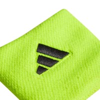 Muñequeras Adidas Cortas Lucid Limon Negro 2 Unidades  Oferta + Barato