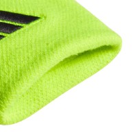 Muñequeras Adidas Cortas Lucid Limon Negro 2 Unidades  Oferta + Barato