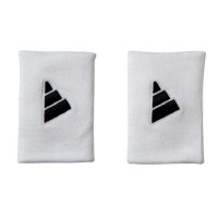 Munequeras Adidas Largas Blanco Negro 2 Unidades  Oferta + Barato
