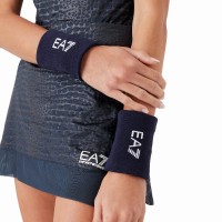 Muñequeras Armani EA7 Tennis Pro Largas Azul Armani 2 Unidades