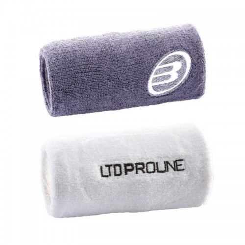 Bullpadel BPMU24PR White Blue Shadow Wristbands Bullpadel BPMU24PR White Blue Shadow Wristbands