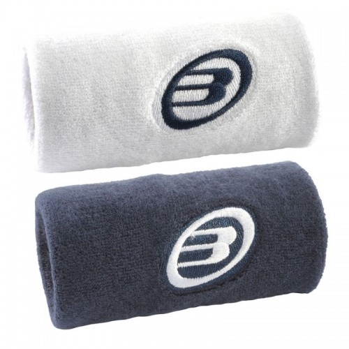 Bullpadel BPMU252 White Navy Blue Wristbands Bullpadel BPMU252 White Navy Blue Wristbands